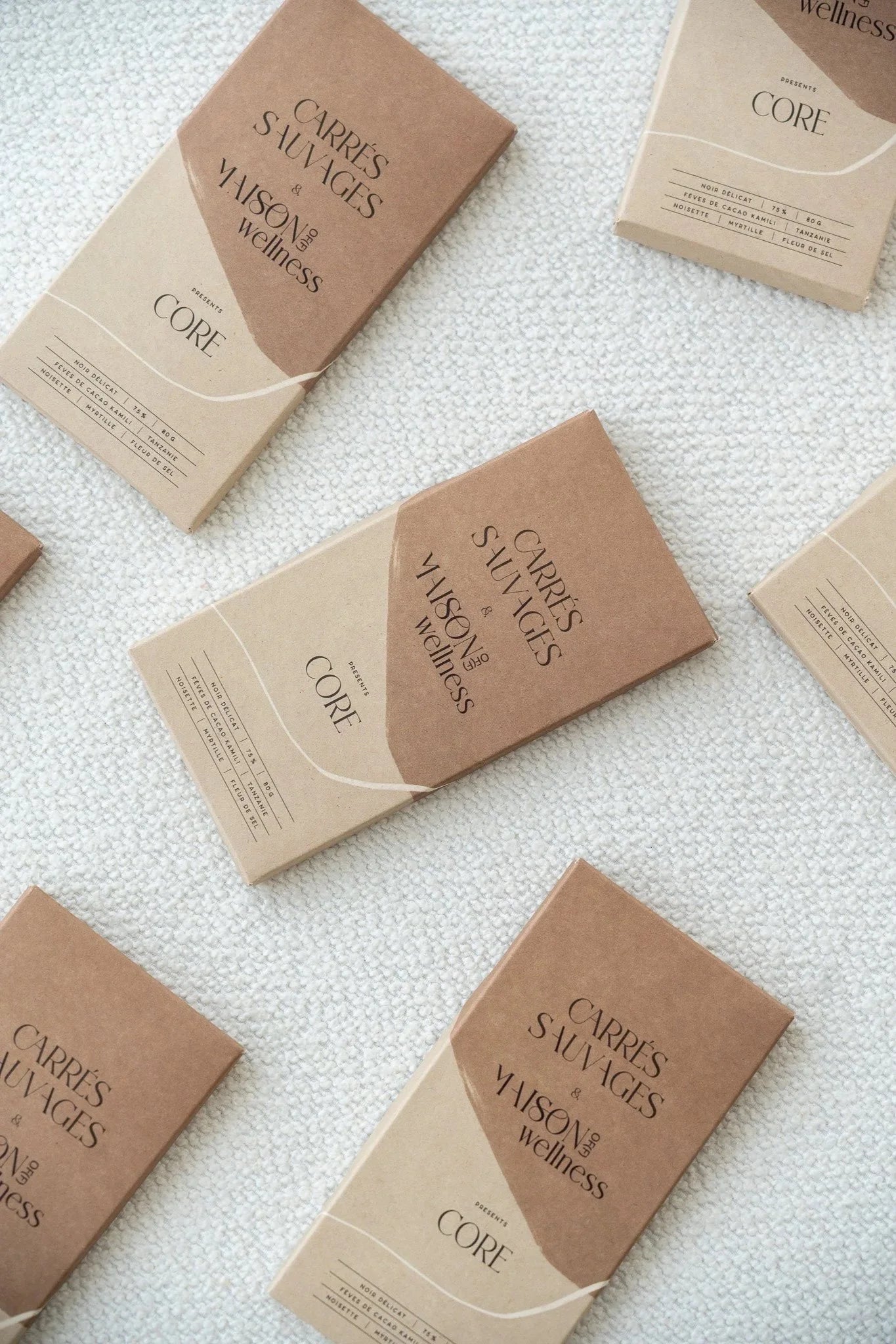 Chocolat "Core" Carré Sauvages x Maison Of(f) Wellness